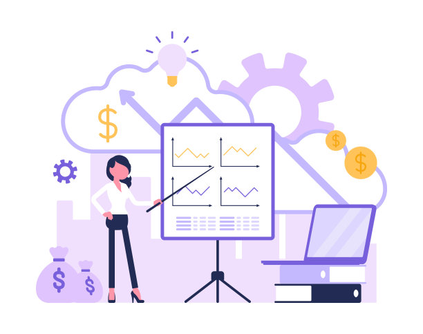 与一位年轻女士在董事会见面图片下载