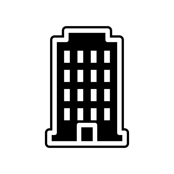 建筑图标，用于移动概念和Web应用程序的建筑物元素图标，用于网站设计和开发、应用程序开发的字形、扁平图标图片下载
