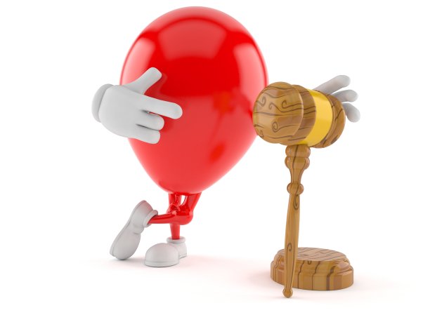 气球人物与木槌图片下载