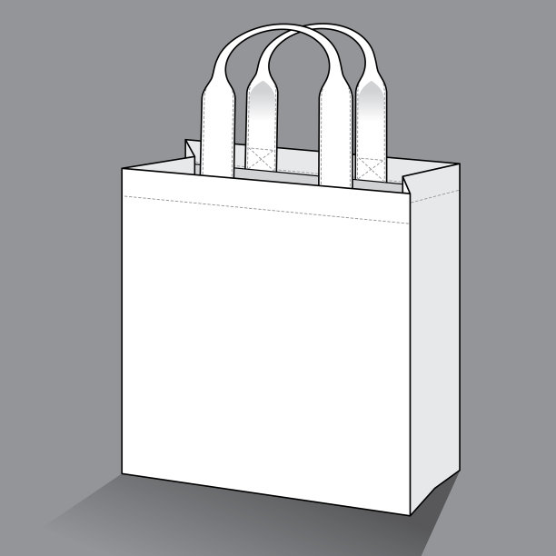 托特袋矢量模板图片下载