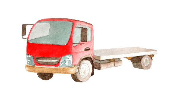 水彩红色平板上的白色背景隔离为名片，婴儿卡片图片下载