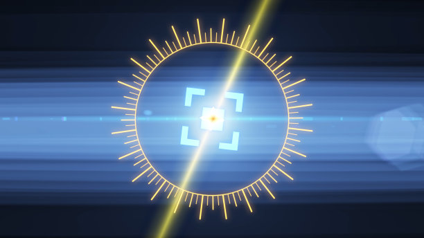 未来HUD视觉上的抽象背景与高光图片下载