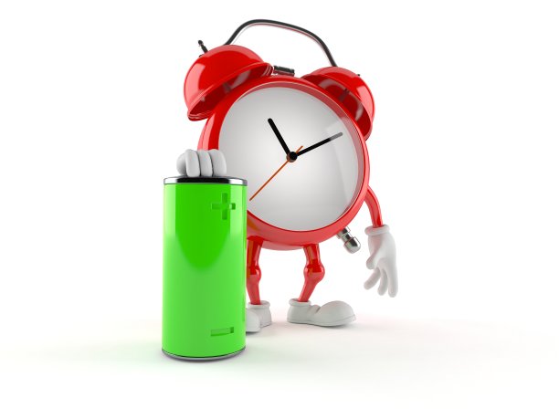 闹钟字符与电池图片下载