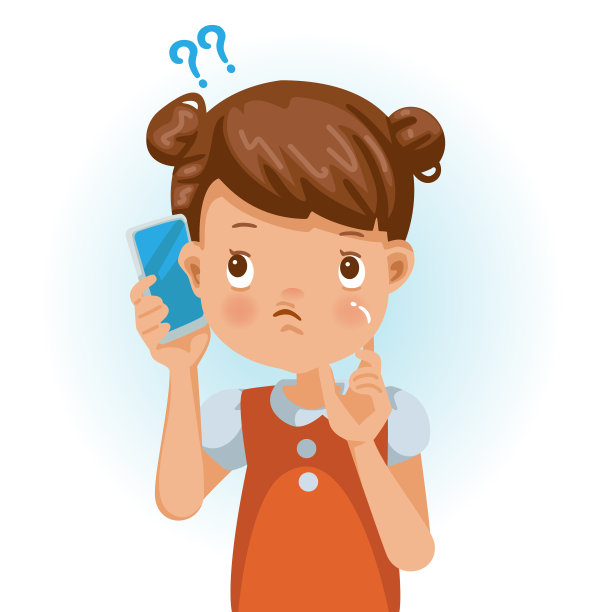 小女孩听电话图片下载