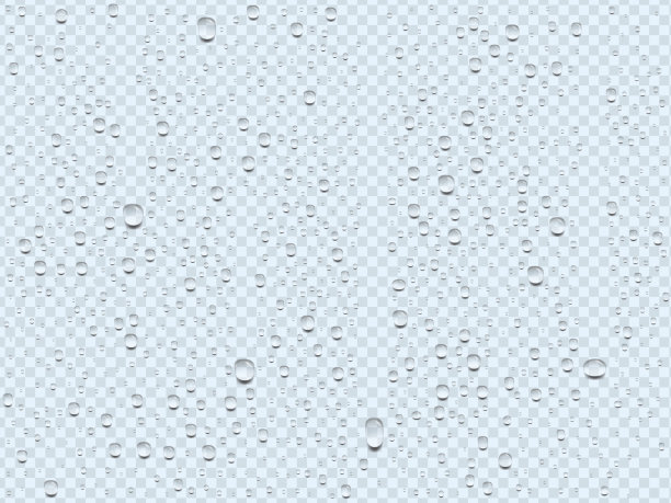矢量现实透明的水滴图片下载