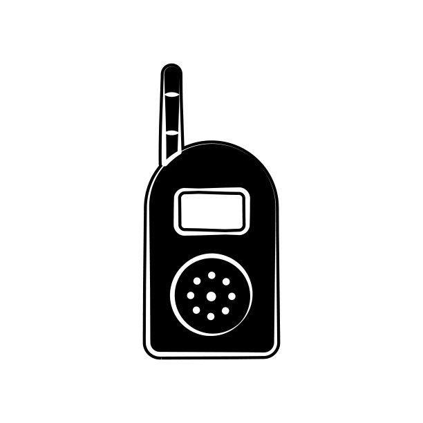 婴儿收音机图标：母婴手机概念和网页应用元素，网站设计和应用开发图片下载