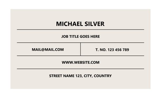 简约的名片模板集向量图片下载