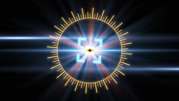 未来HUD视觉上的抽象背景与高光图片下载