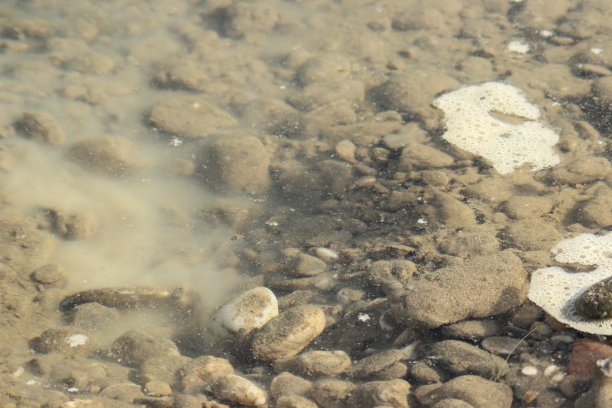 模糊河面图片下载