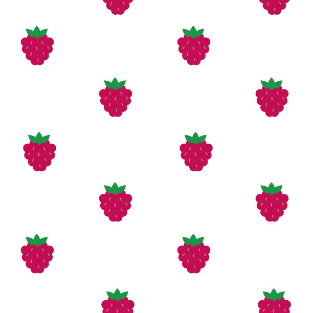覆盆子无缝模式图片下载