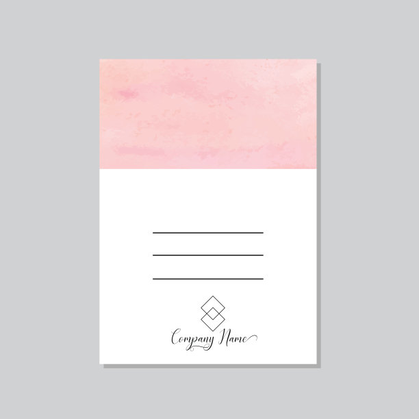 水彩纸上的手绘水彩画艺术图片下载