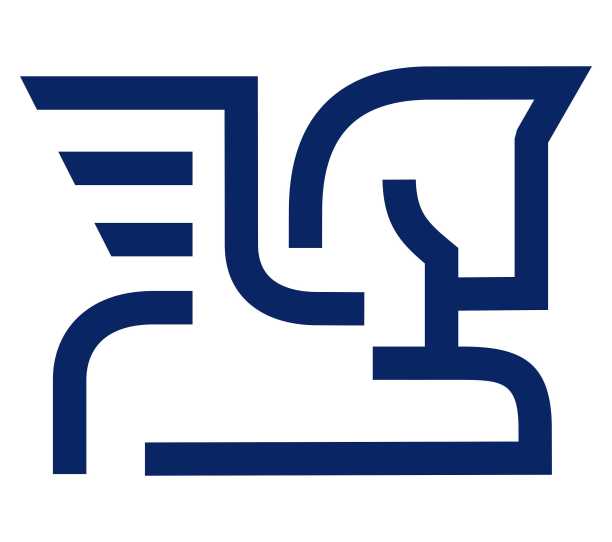 飞马简洁的线条设计图片下载