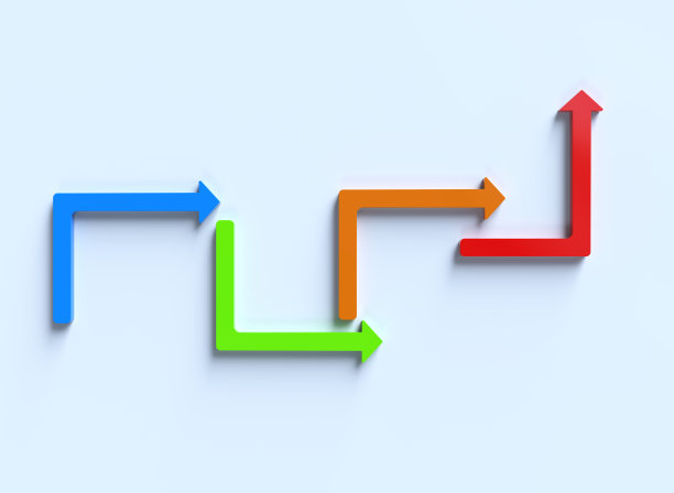 彩色3 d箭头图片下载