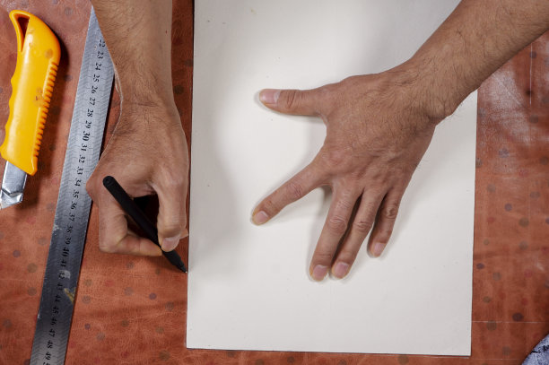 皮革设计和裁剪图片下载