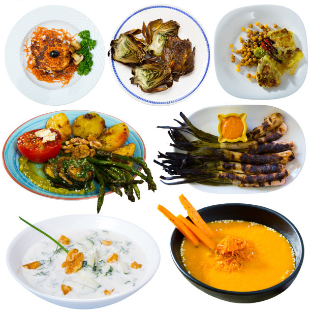 素菜孤立上白图片下载