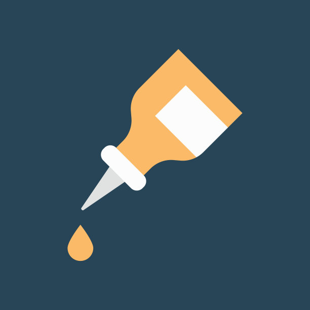 剪影图标眼药水图片下载