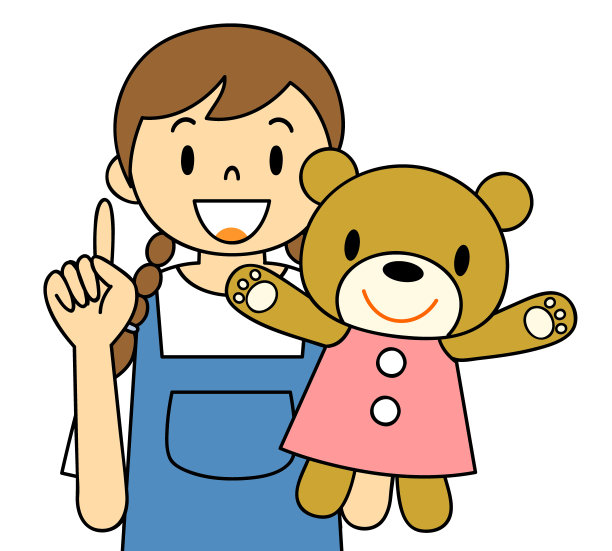 穿着围裙的妇女的各种姿势和动作图片下载