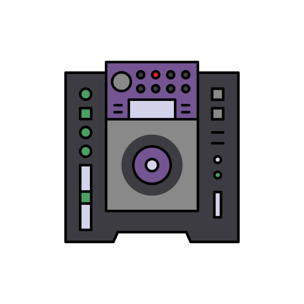 DJ播放器音频图标图片下载