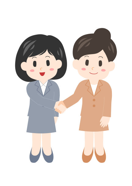 握手:上班族，女性图片下载