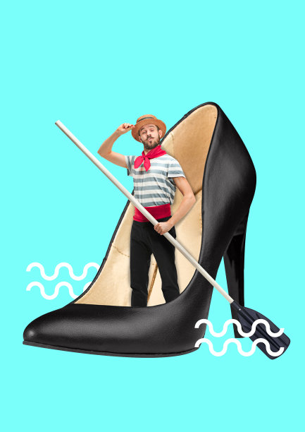 现代设计。当代艺术拼贴。图片下载