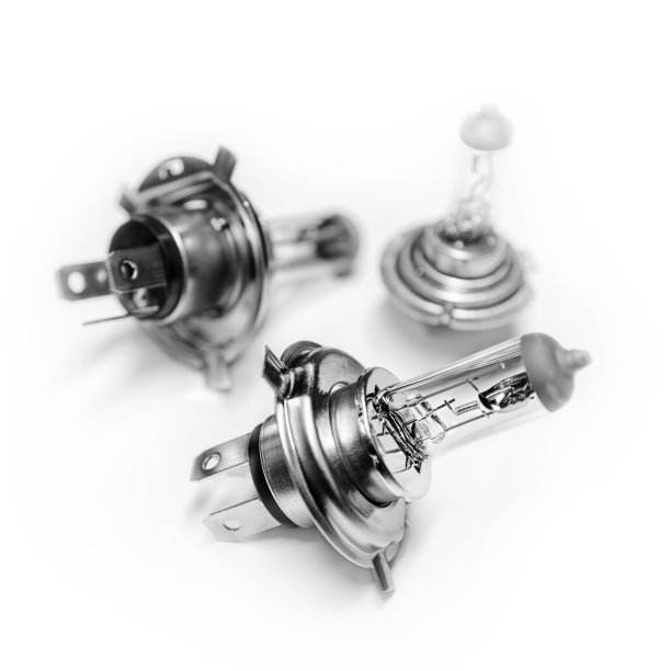 具有浅景深的汽车前照灯图片下载