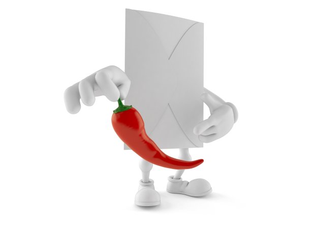 信封字符持有辣椒图片下载