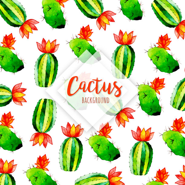 水彩春季花卉多用途背景图片下载