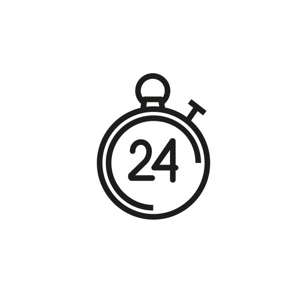 秒表线条图标图片下载