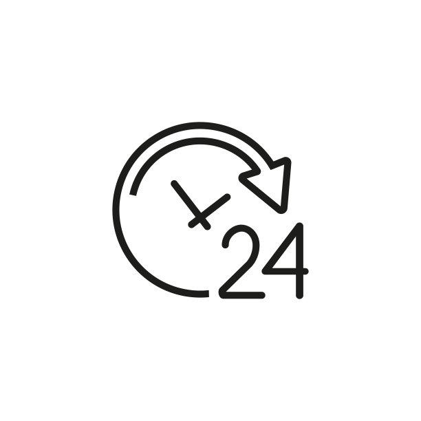 全天工作线性图标图片下载