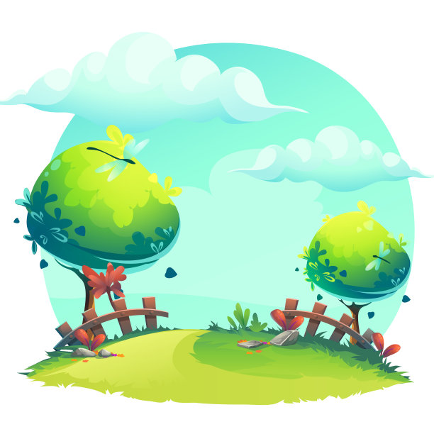 矢量卡通背景图像海报可爱的风格图片下载