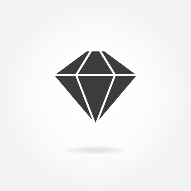 钻石图标。向量。图片下载