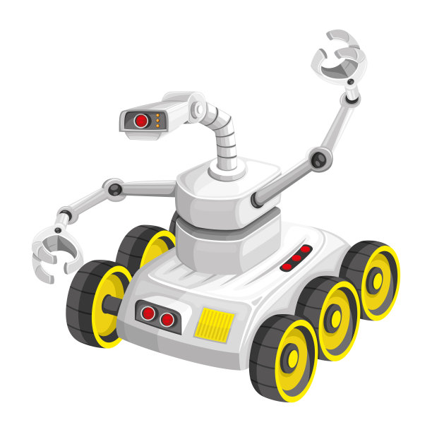 有轮子的机器人。图片下载