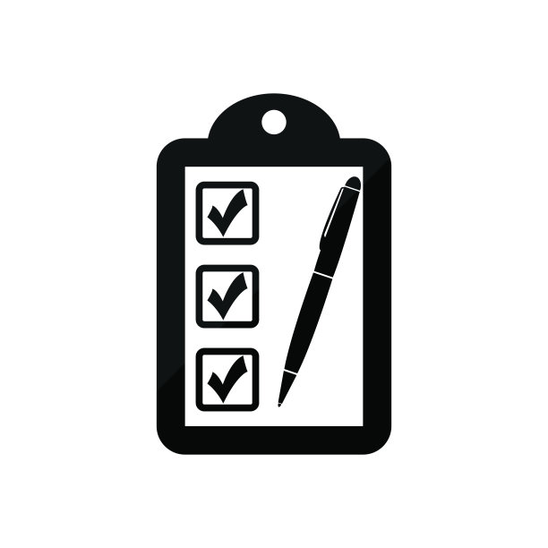 检查表-绿色矢量图标图片下载