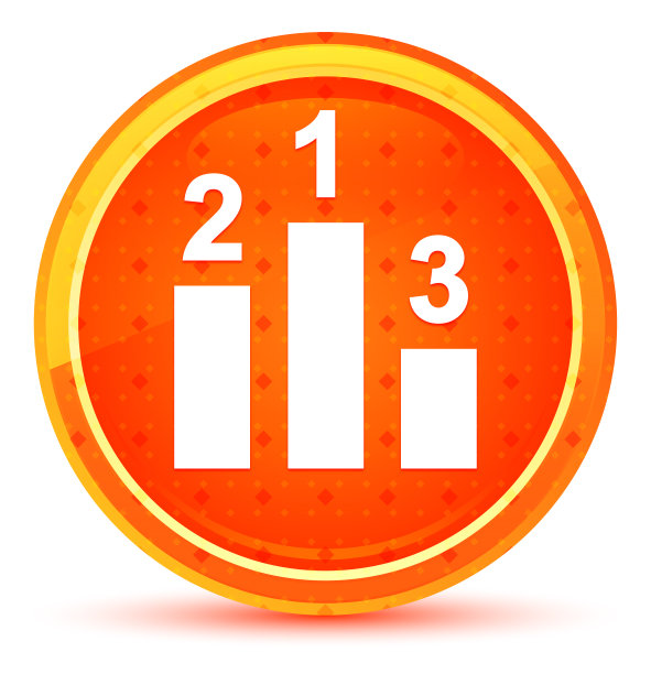 讲台图标自然橙色圆形按钮图片下载