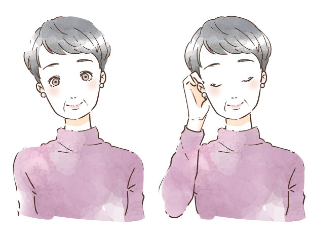 一群微笑的中年妇女。图片下载