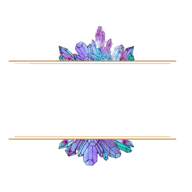 手绘水彩晶体模板图片下载