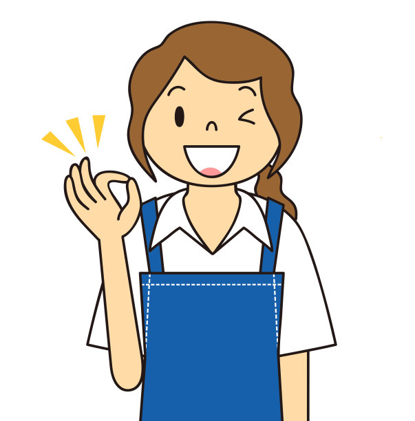 各种服务员手势图片下载