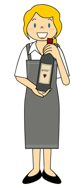 各种服务员手势图片下载