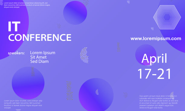 会议公告设计模板图片下载