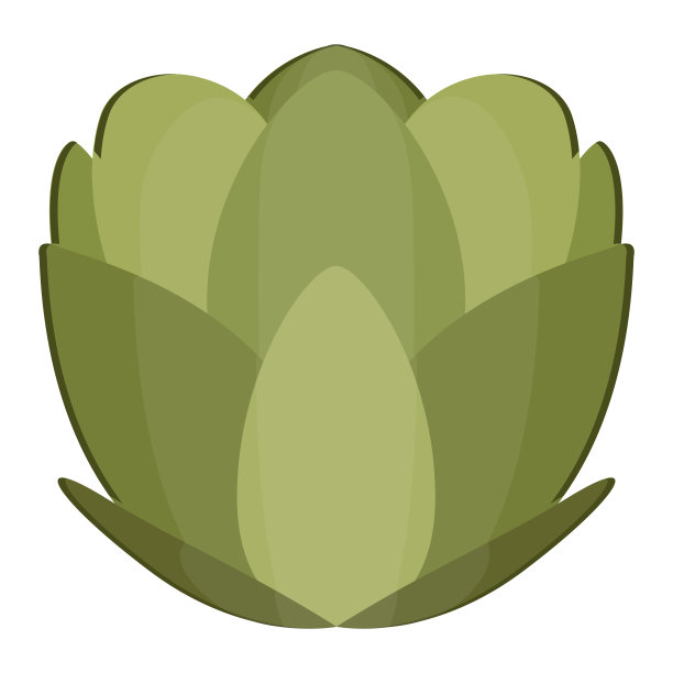 孤立的洋蓟图标图片下载