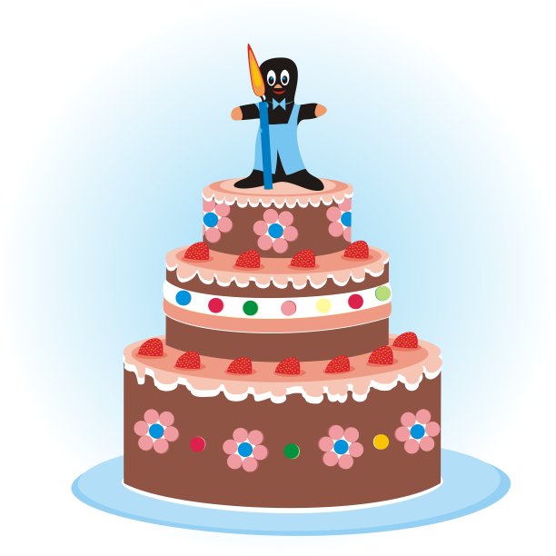 儿童蛋糕，eps图片下载