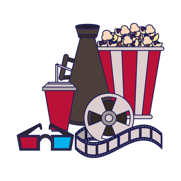 电影和卡通片的蓝线图片下载