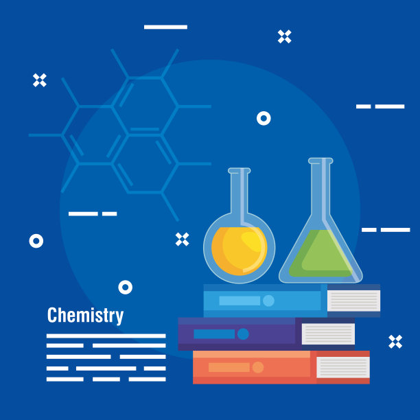 锥形瓶分析与化学书籍图片下载
