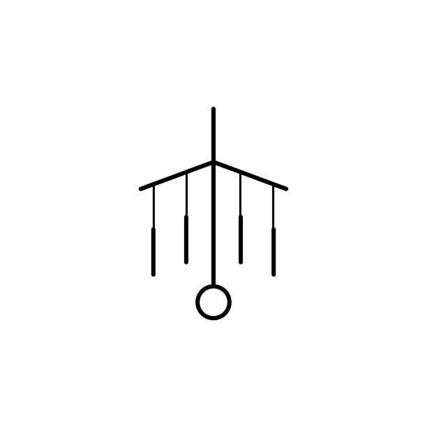 用于SPA轮廓图标的风铃变体。符号可用于Web、logo、移动应用程序、UI、UX图片下载