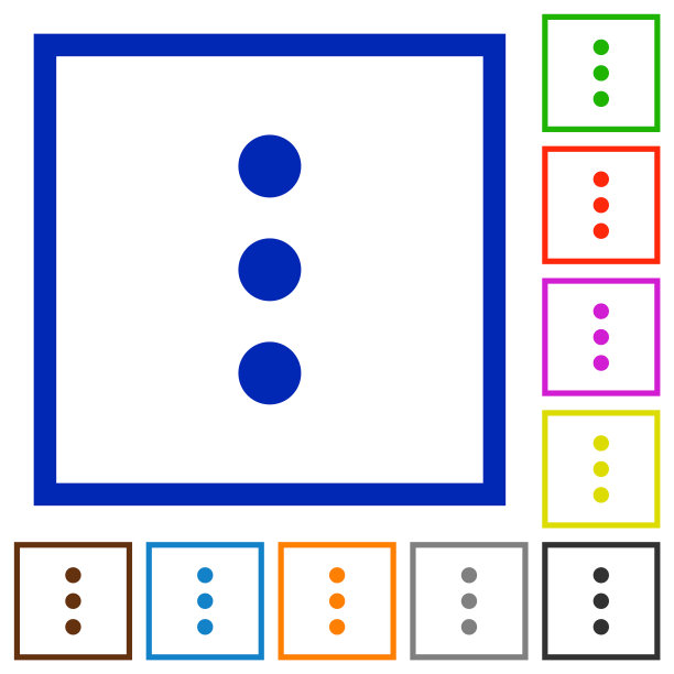 更多的选择平面框图标图片下载