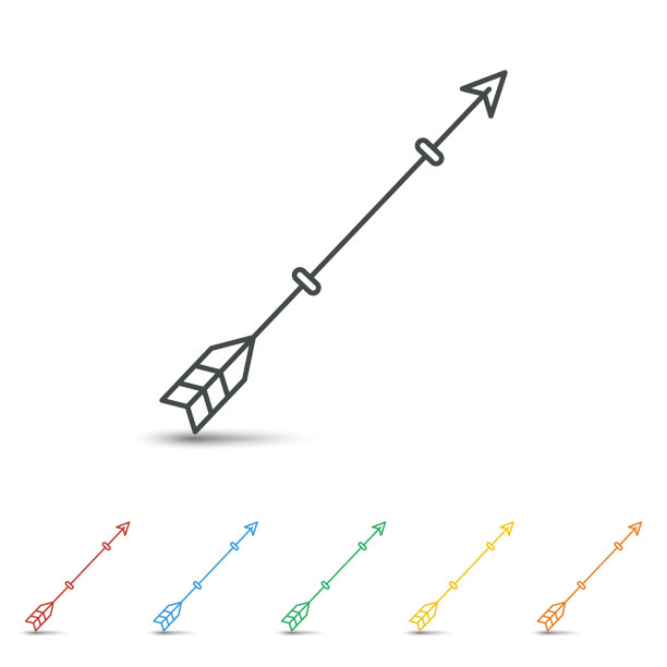 箭头图标设置为平面设计图片下载