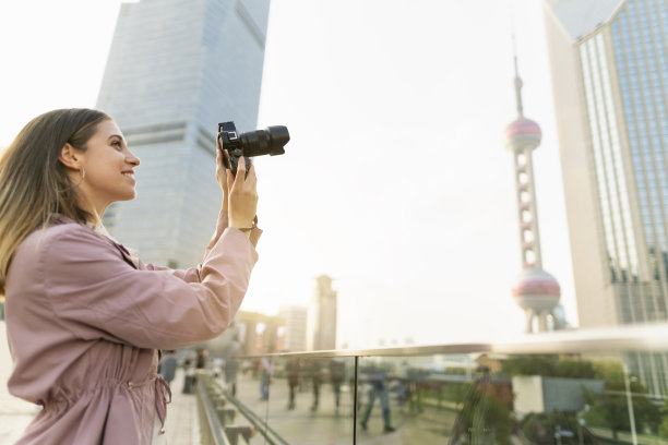 捕捉她最喜欢的城市图片下载