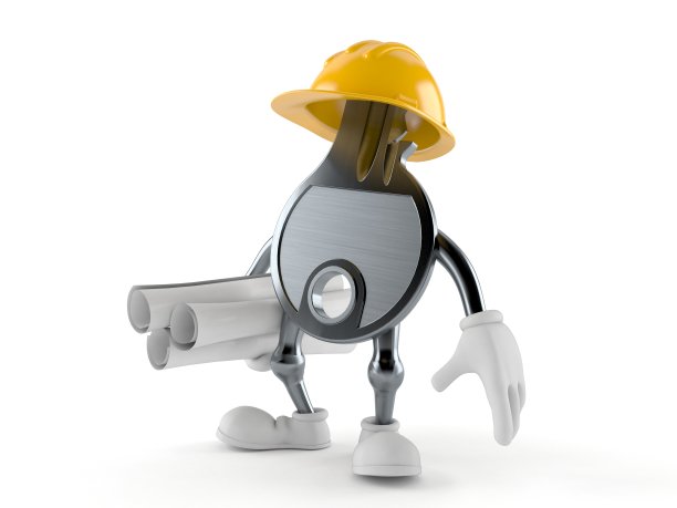 门钥匙人物持有蓝图图片下载