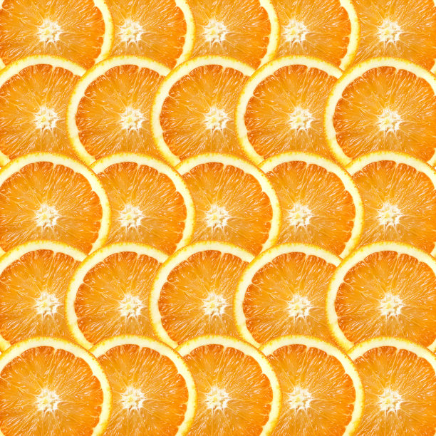 橙色切片的图案。图片下载