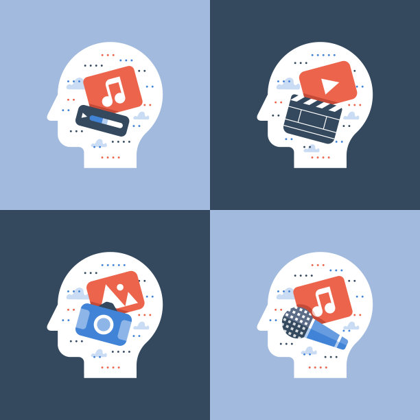 创意职业插画，视频制作，歌曲创作，音频编辑，摄影课程图片下载